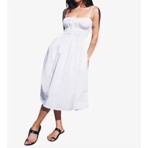 NEW CIAO LUCIA gabriela midi dress in white